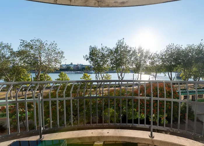 Panorama Danube View 3br Balcony Garage Ac Apartament Budapeszt